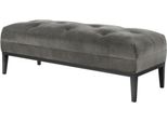 Casa Padrino Designer Bench Grey 130 X 50 X H. 46 Cm - Collezione Luxury