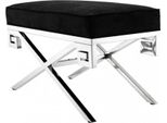 Sgabello Casa Padrino 73 X 41 X H. 45 Cm - Mobili Vitage Art Deco