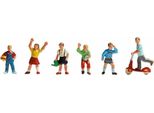 Set Di Figure Noch® "Children"", Dipinte A Mano Per Il Modellismo, In Scala 1:87, Perfette Per La Scala H0 E Per I Progetti Fai Da Te"