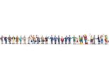 Noch 16041 Set Mega Economy "Alla Stazione"" 30 Figure"