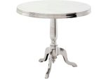 Tavolino In Alluminio Casa Padrino 80 X H. 74 Cm - Mobili Soggiorno
