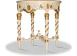 Casa Padrino Tavolino Barocco Diametro 80 X H. 85 Cm - Mobili Antichi