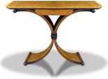 Tavolino Casa Padrino Con Cassetto Marrone 100 X 35 X H. 85 Cm - Tavolino