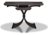 Tavolino Casa Padrino Con Cassetto Nero 100 X 35 X H. 85 Cm - Tavolino
