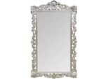 Casa Padrino Specchio Barocco Argento 110 X H. 193 Cm - Specchio Da Parete In Stile Antico