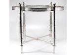Tavolino Casa Padrino Argento 60 X 60 X H. 60 Cm - Collezione Luxury