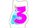 Candele Di Compleanno Numerate Principesse Disney N. 3