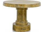 Tavolino Casa Padrino Oro Antico 60 X H. 45 Cm - Tavolo Da Soggiorno
