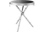 Casa Padrino Tavolino Di Design Argento 52 X H. 60 Cm - Mobili Soggiorno