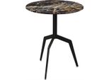 Casa Padrino Tavolino Nero 50 X H. 60 Cm - Mobili Soggiorno
