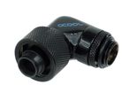Alphacool Hf 16/10 Gommino Avvitabile 90° Ruotabile G1/4 - Nero Profondo
