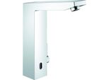 Grohe Eurocube E éLectronique à Infrarouge, Avec MéLangeur, Alimentation Secteur, Saillie 198Mm, Chrome, 36440000, 36440000