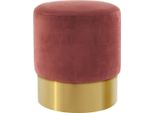 Sgabello Casa Padrino Rosso Vino / Oro 40 X H. 45 Cm - Mobili Per Hotel