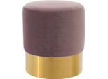 Casa Padrino Sgabello Viola / Oro 40 X H. 45 Cm - Mobili Per Hotel