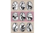 Herma Decor Adesivo Uovo Di Pasqua Felice Coniglietto