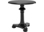 Casa Padrino Tavolo / Tavolino Di Design Nero 65 X H. 65 Cm - Edizione Limitata