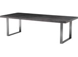 Casa Padrino Luxus Esstisch Schwarz 250 x 110 x H. 75 cm - Esszimmermöbel