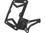 Porta Targa Tnt Compatibile Con Piaggio, Peugeot Orizzontale Nero Opaco