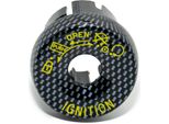 Tappo Deco Per Blocchetto Di Accensione STR8, Mbk Nitro / Yamaha Aerox, Effetto Carbonio