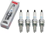 Set Di Candele Ngk 4X CR9EIA-9 Candela All'iridio Con Soppressione Delle Interferenze, Filettatura Lunga 19,0 Mm Ø 10,0 Mm Esagono 16,0 Mm, Distanza Tra Gli Elettrodi 0,90 Mm, Potere Calorifico 9, 6289