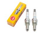 Set Di Candele Ngk 2X CR8EKB Candela Soppressa, Filettatura Lunga 19,0 Mm Ø 10,0 Mm Elettrodo A 2 Masse, Dado Di Collegamento Sae Fisso, 4374