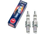 Set Di Candele Ngk 2X DCR9EIX Candela All'iridio Con Soppressione Delle Interferenze, Filettatura Lunga 19,0 Mm Ø 12,0 Mm Esagono 16,0 Mm, Distanza Tra Gli Elettrodi 0,75 Mm, Potere Calorifico 9, 6650