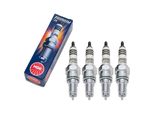 Set Di Candele Ngk 4X CR9EHIX-9 Candela All'iridio Con Soppressione Delle Interferenze, Filettatura Lunga 19,0 Mm Ø 10,0 Mm Esagono 16,0 Mm, Distanza Tra Gli Elettrodi 0,90 Mm, Potere Calorifico 9, 6216