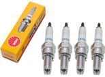Set Di Candele Ngk 4X Candela CR8EK Soppressa, Filettatura Lunga 19,0 Mm Ø 10,0 Mm Elettrodo A 2 Masse, 3478