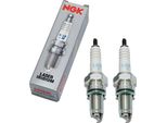 Set Di Candele Ngk 2X IJR8B9 Candela All'iridio Soppressa, Filettatura Lunga 19,0 Mm Ø 12,0 Mm Esagono 18,0 Mm, Distanza Tra Gli Elettrodi 0,90 Mm, Potere Calorifico 8, Dado Di Raccordo Sae Fisso, 4873