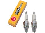 Set Di Candele Ngk 2X C8HSA, Filettatura Corta 12,7 Mm Ø 10,0 Mm Esagono 16,0 Mm, Distanza Tra Gli Elettrodi 0,75 Mm, Potere Calorifico 8, 6821