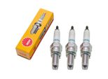 Set Di Candele Ngk 3X Candela CR8EK Soppressa, Filettatura Lunga 19,0 Mm Ø 10,0 Mm Elettrodo A 2 Masse, 3478