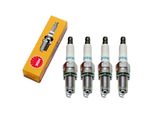 Set Di Candele Ngk 4X DCPR9E Con Soppressione Delle Interferenze, Filettatura Lunga 19,0 Mm Ø 12,0 Mm, 2641
