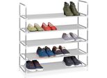 Relaxdays 3 X Scarpiere Per 20 Paia Di Scarpe Bianche