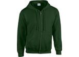 Gildan 18600 | Felpa Con Cappuccio In Misto Pesante - Colore: Verde Bosco - Taglia: 3XL