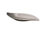 Casablanca Schale, "Bridgetown"", Gestreift, Keramik, Grau, Silberfarben, , L. 16,5 Cm, B. 48,5 Cm, H. 6 Cm 43207"
