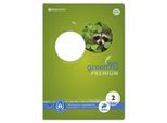 Ursus Green 040782002 Heft - LIN2, A4, 16 Blatt, 90 G/Qm, 4/4/4 Mm Liniert