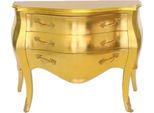 Casa Padrino Cassettone Barocco Oro 120 Cm - Realizzato A Mano In Legno Massiccio