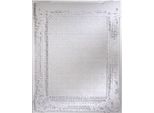 Casa Padrino Specchio Art Deco Vintage Argento 78 X H. 101 Cm - Specchio Da Parete In Stile Antico
