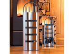 Set Caminetto In Acciaio Inox - 5 Pezzi - Set Caminetto Accessori Per Caminetto Set Renigungs