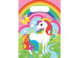 Amscan 9902106 Borsa Party Unicorno - 8 Pezzi