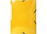 Exacompta 55828E Raccoglitore Exacompta Iderama - A4, Con Chiusura Elastica, Giallo