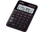 Calcolatrice Da Tavolo Casio® MS-20UC-BK MS-20 - Alimentazione A Energia Solare/Batteria, 12 Cifre, Display Lc, Nero