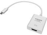 Vision TC-USBCHDMI Adattatore Grafico Usb 3840 X 2160 Pixel Bianco