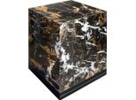 Tavolino Casa Padrino Nero 40 X 40 X H. 50 Cm - Decorazione Soggiorno