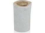Casa Padrino Sgabello / Tavolino Bianco Ø 27 X H. 45 Cm - Mobili