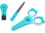 Set Per La Cura Delle Unghie Del Bambino, Forbici Per Unghie, Tagliaunghie, Lima Per Unghie Con Chiusura In Acciaio Inox