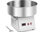 Macchina Per Zucchero Filato Royal Catering - 52 Cm - 1200 W - Antivibrazioni - Acciaio Inox - Argento -