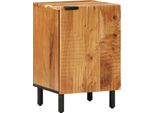 Vidaxl Mobile Lavabo Con Ripiano In Legno Massiccio A Base Di Acacia