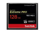 SANDISK Speicherkarte CF Extreme Pro, schwarz, 128 GB, Speicherkarten