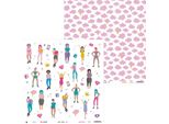 P13 30,5X30,5Cm Carta Bifacciale Per Scrapbooking 240G Girl Gang 01